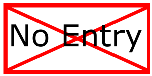 no-entry